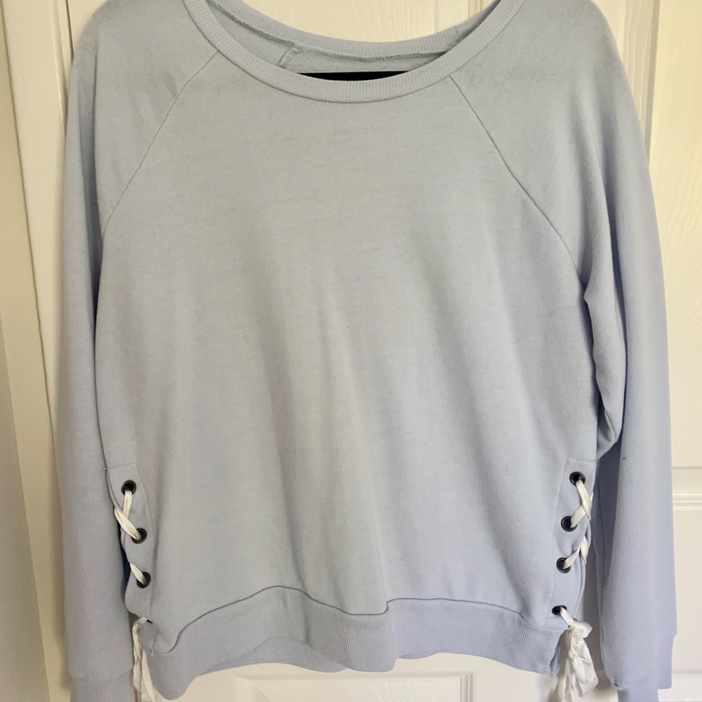Aerie- periwinkle sweatshirt